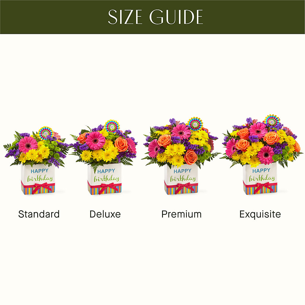 Birthday Brights Bouquet – Upscale Flowers, Clayton NJ