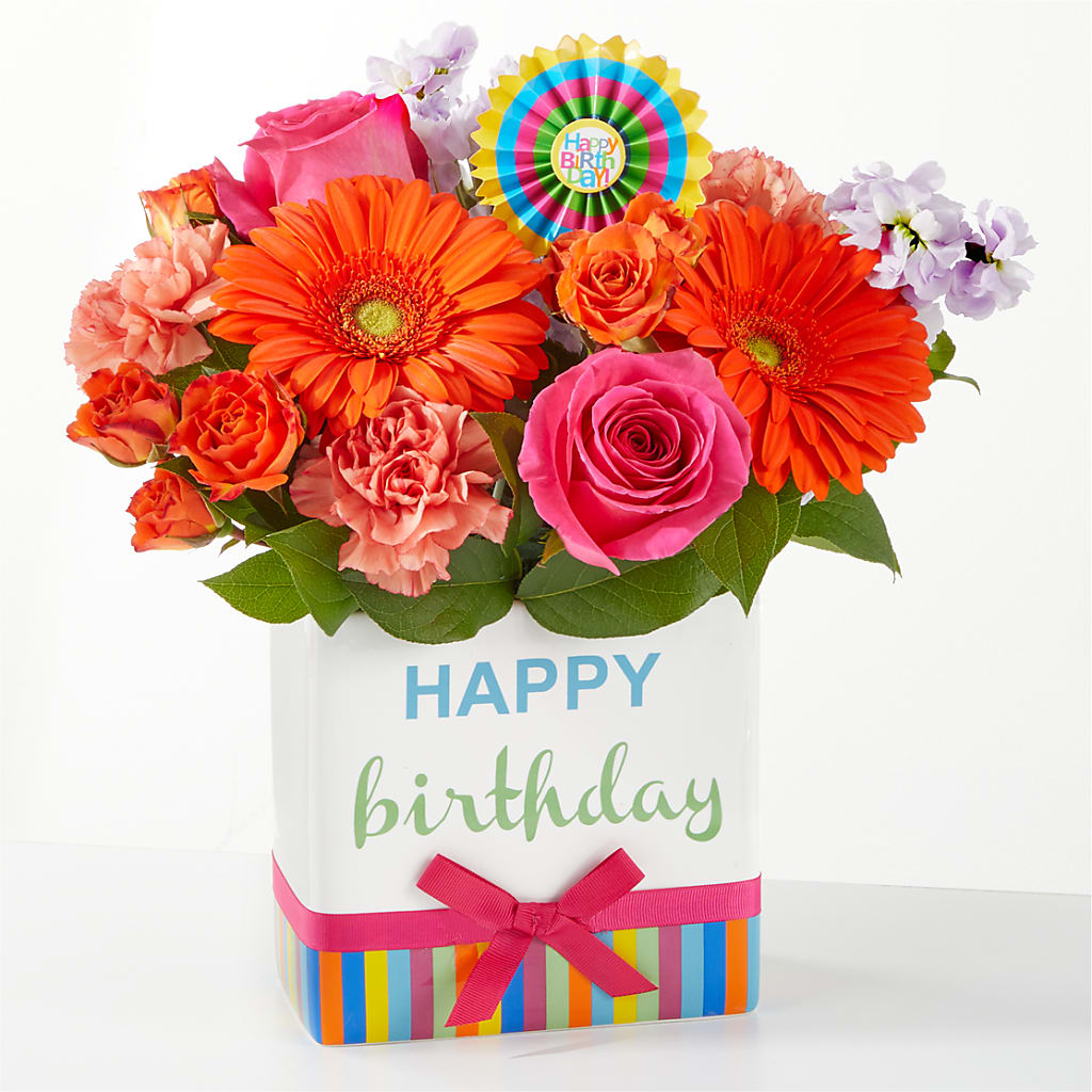 Birthday Surprise Bouquet – Upscale Flowers, Clayton NJ