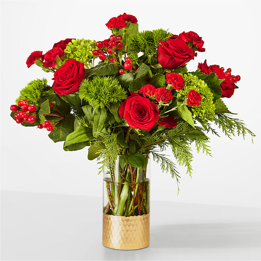 Plaid Throw Bouquet – Upscale Flowers, Clayton NJ