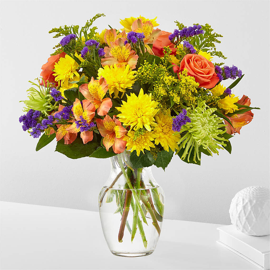 Marmalade Skies Bouquet – Upscale Flowers, Clayton NJ