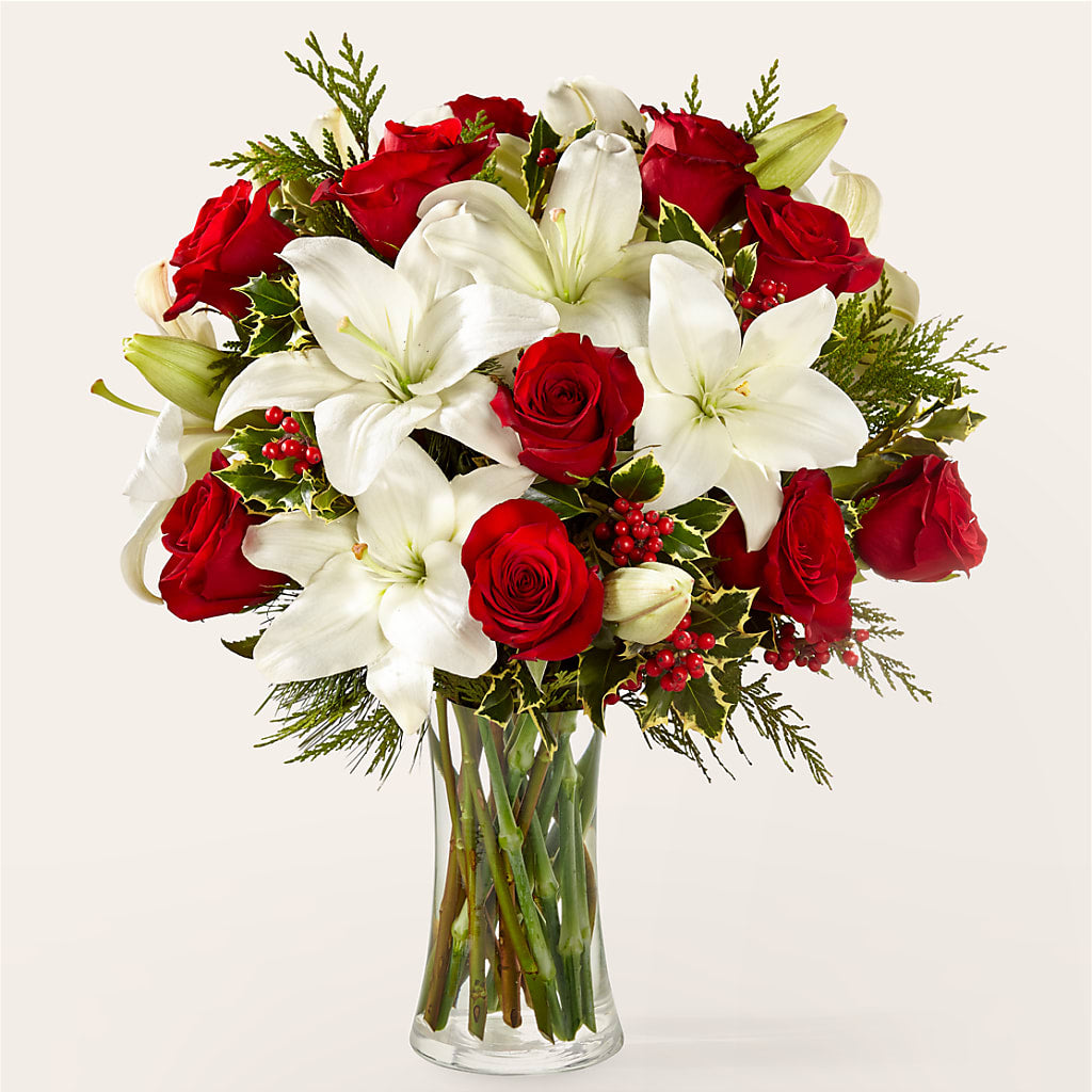 Sparkling Snowflakes Bouquet – Upscale Flowers, Clayton NJ
