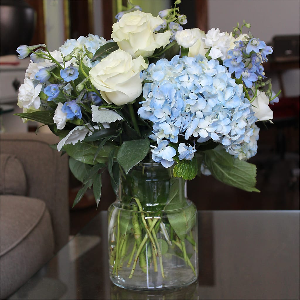 Clear Skies Bouquet – Upscale Flowers, Clayton NJ
