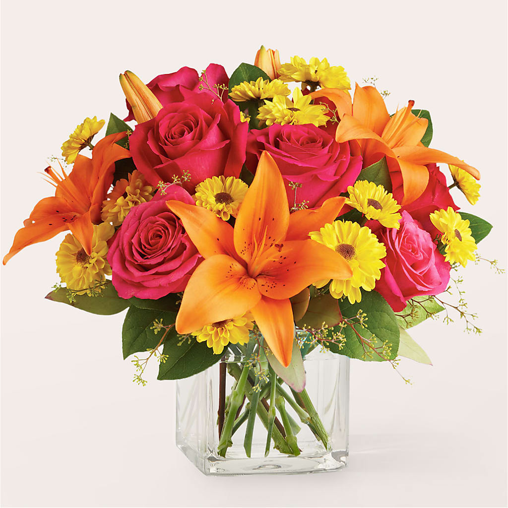 Neon Lights Bouquet – Upscale Flowers, Clayton NJ