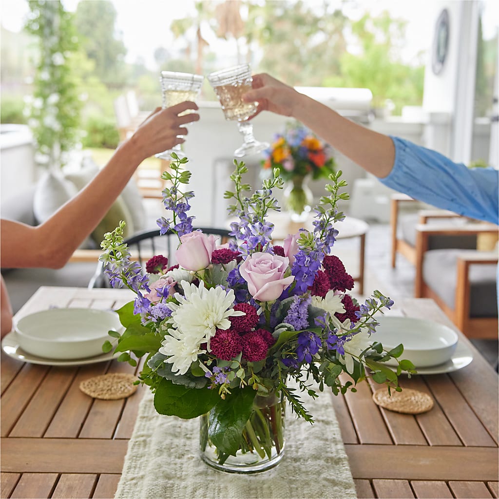 Violet Frost Bouquet – Upscale Flowers, Clayton NJ