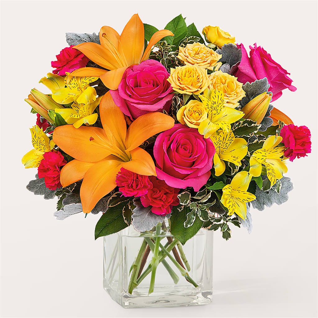 To the Tropics Bouquet – Upscale Flowers, Clayton NJ