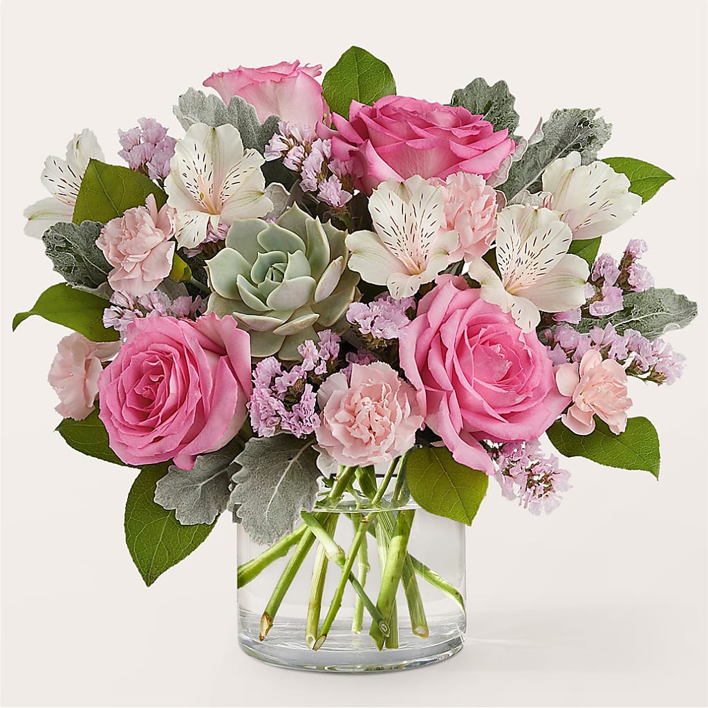 Dusty Rose Bouquet – Upscale Flowers, Clayton NJ