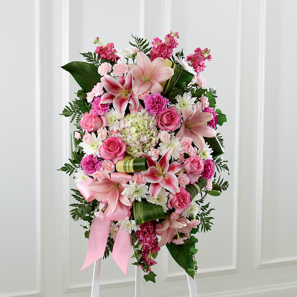 Comforting Standing Spray – Upscale Flowers, Clayton NJ