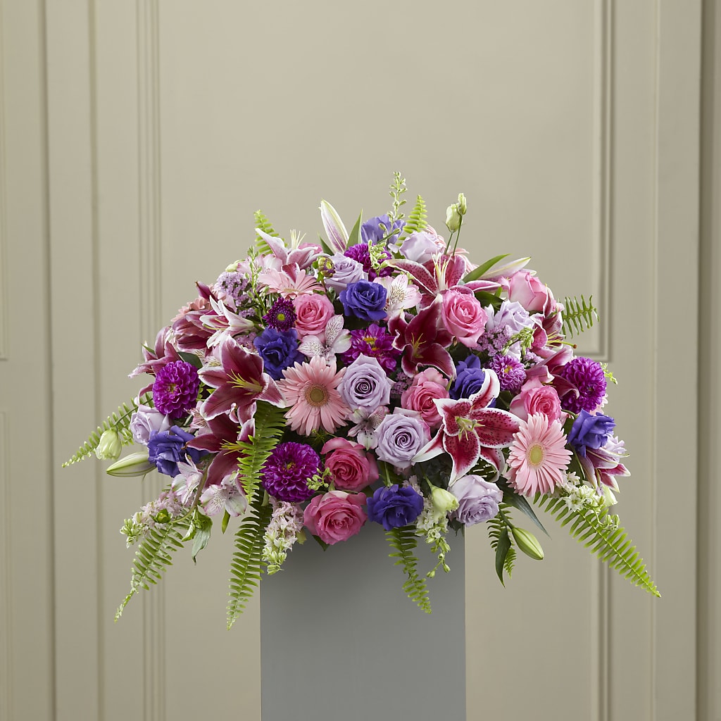 Fare Thee Well Pedestal – Upscale Flowers, Clayton NJ