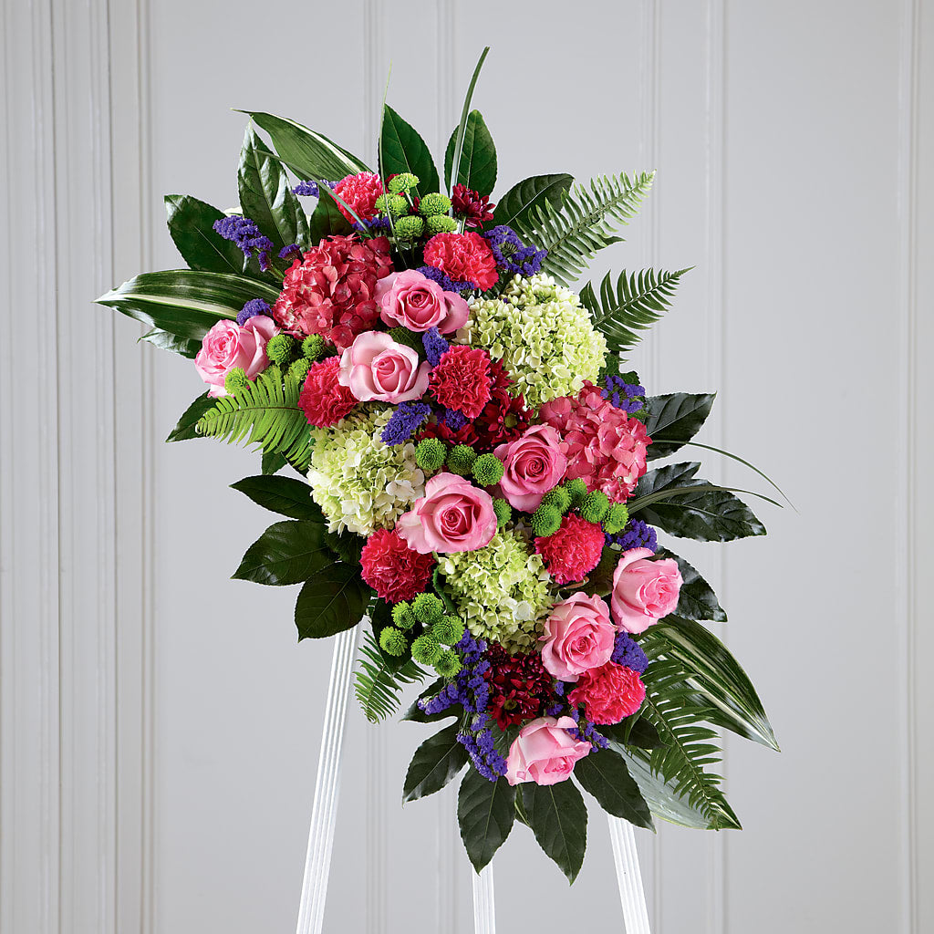 Refreshing Mix Standing Spray – Upscale Flowers, Clayton NJ