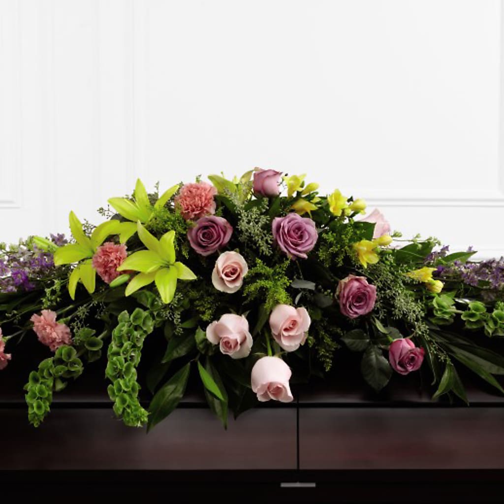 Forever Beloved Casket Spray – Upscale Flowers, Clayton NJ