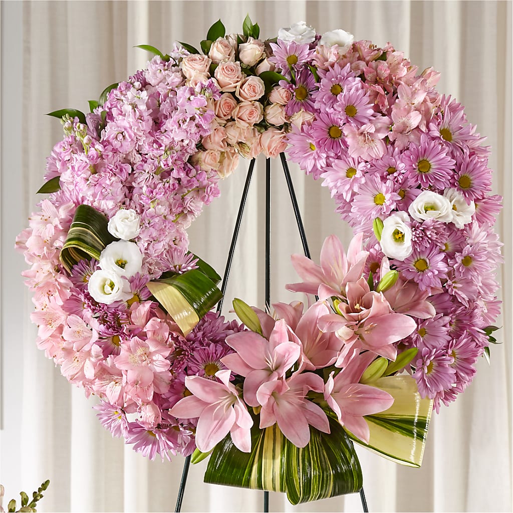 Gift of Warmth Wreath – Upscale Flowers, Clayton NJ
