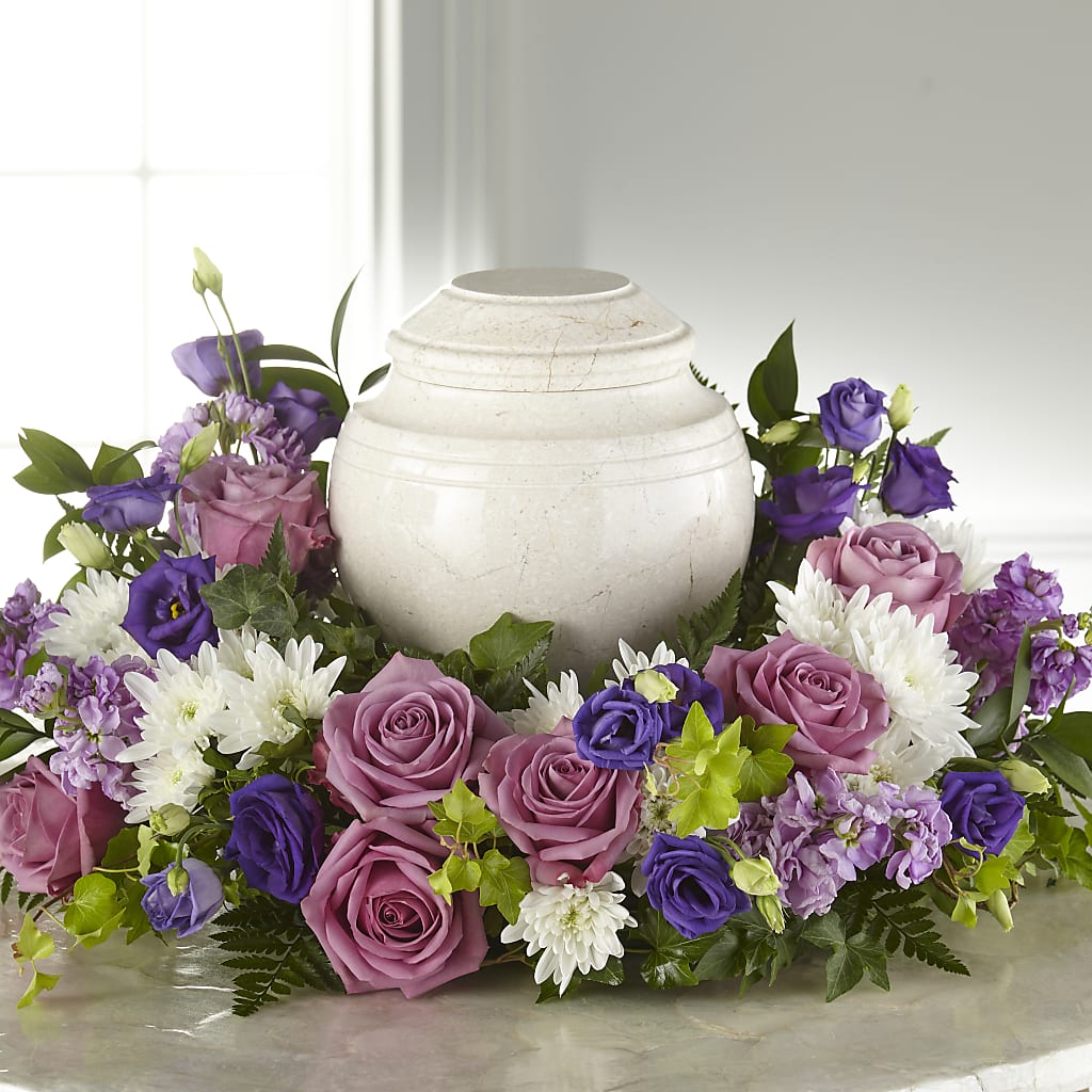 Blooming Sympathy Cremation Adornment – Upscale Flowers, Clayton NJ