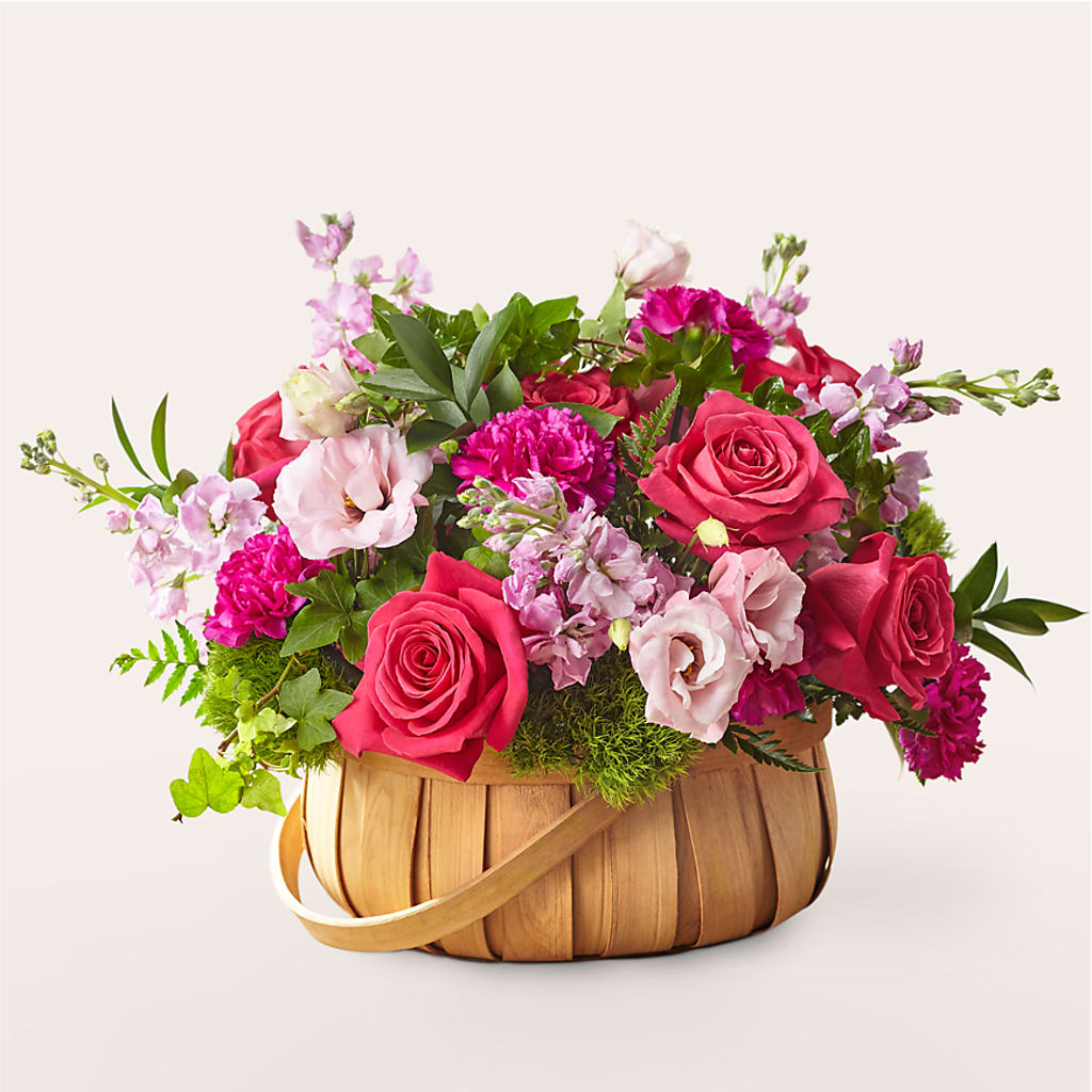 Radiance in Bloom Basket – Upscale Flowers, Clayton NJ