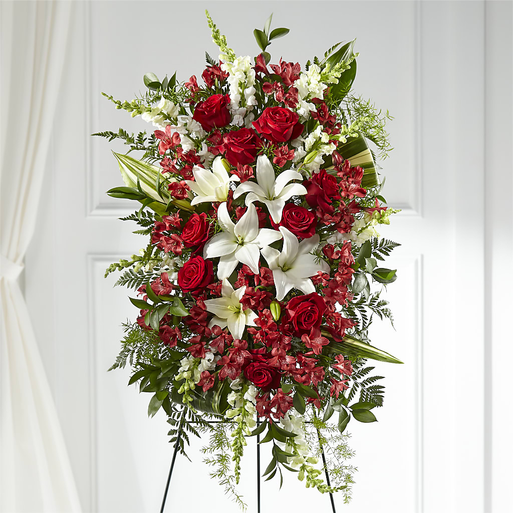 Everlasting Memory Standing Spray – Upscale Flowers, Clayton NJ