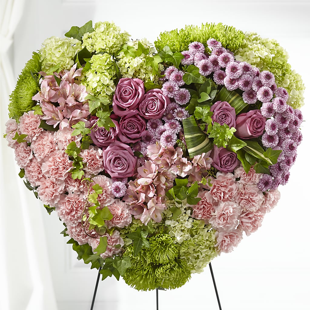 Heartwarming Standing Heart – Upscale Flowers, Clayton NJ