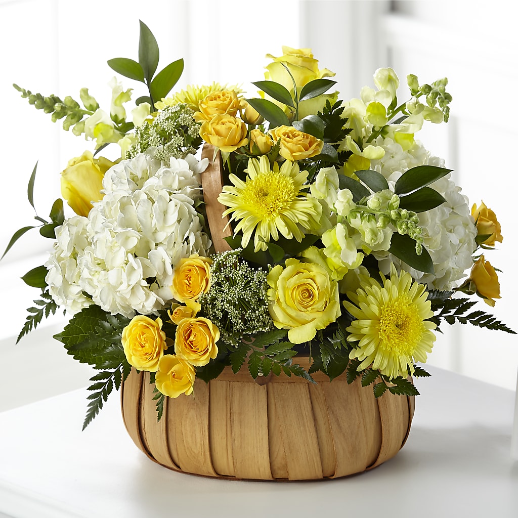 Rustic Remembrance Basket – Upscale Flowers, Clayton NJ