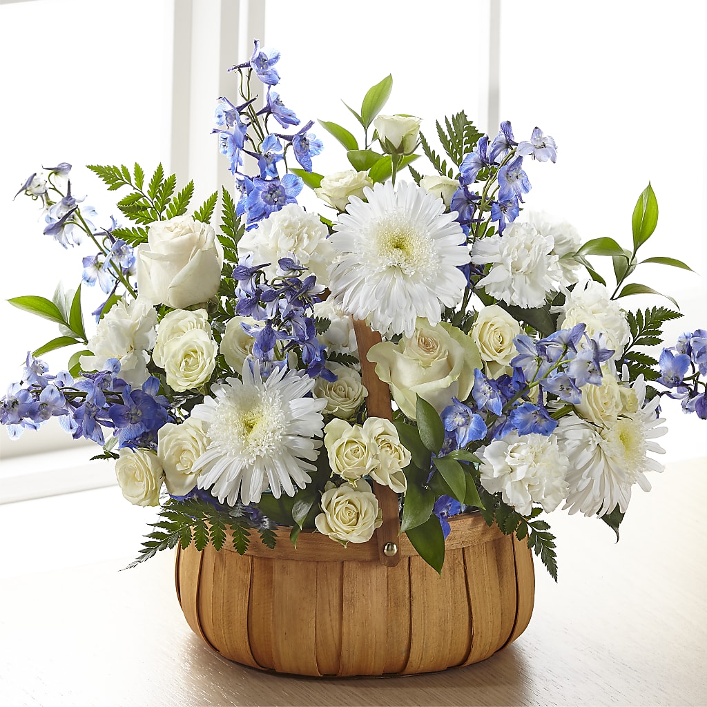 Harmony & Grace Basket – Upscale Flowers, Clayton NJ