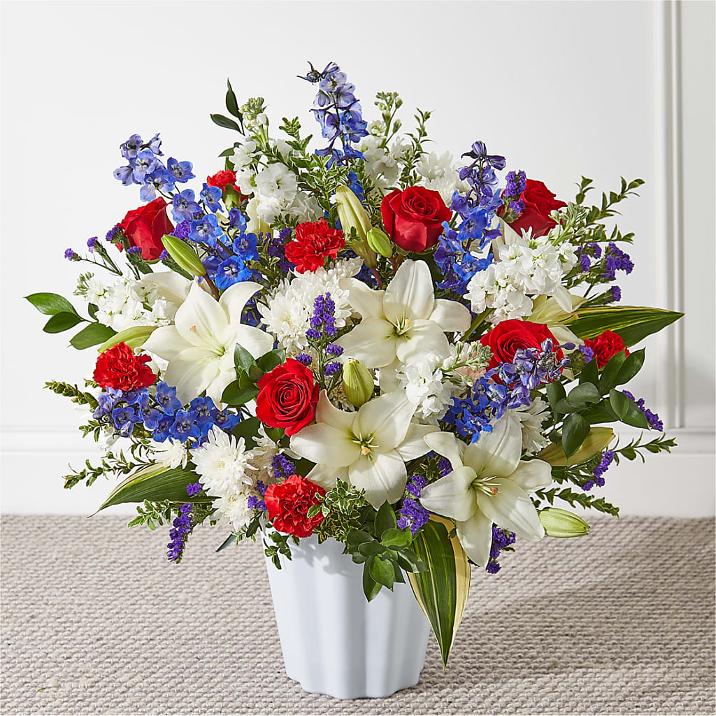 Consoled Floor Basket – Upscale Flowers, Clayton NJ