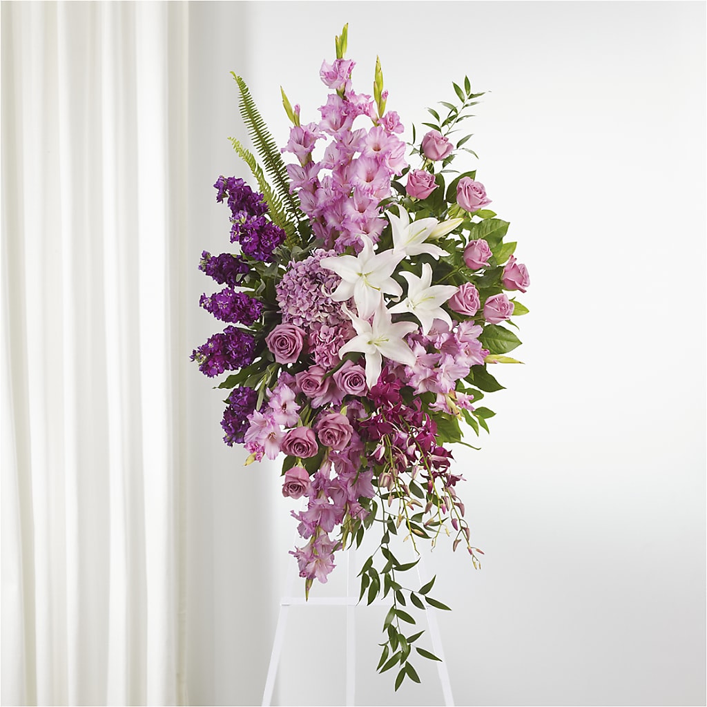 Never Alone Standing Spray – Upscale Flowers, Clayton NJ