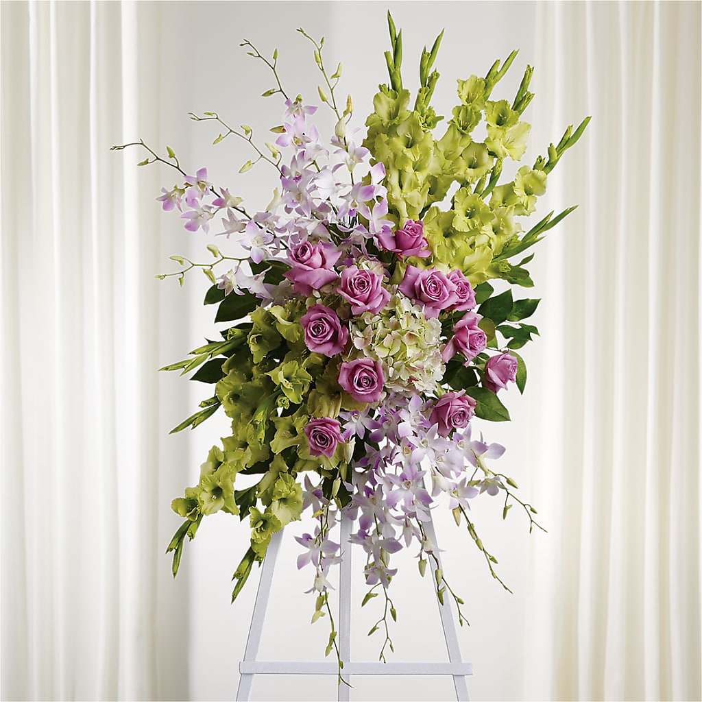 Lasting Legacy Standing Spray – Upscale Flowers, Clayton NJ