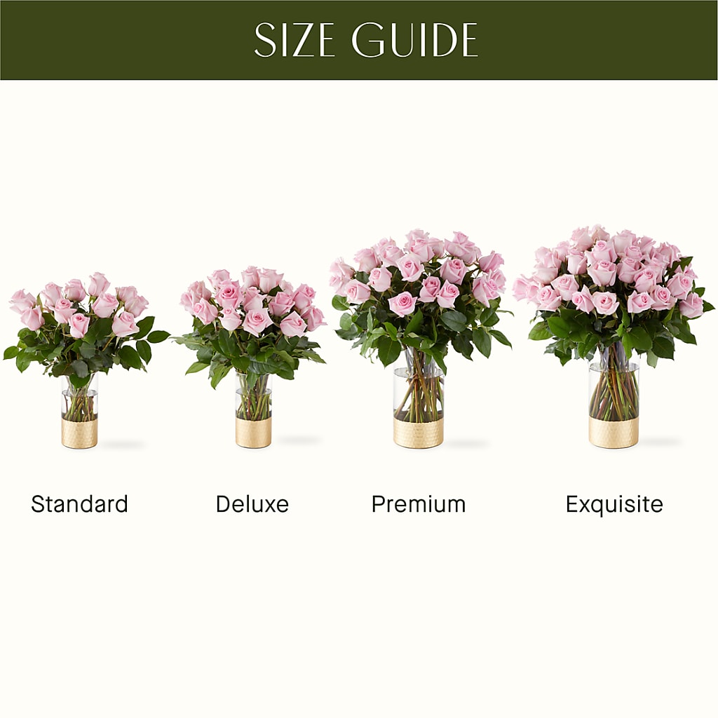 Picture Perfect Pink Rose Bouquet – Upscale Flowers, Clayton NJ