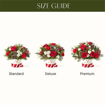 Jolly Snowman Bouquet –  Upscale Flowers, Clayton NJ