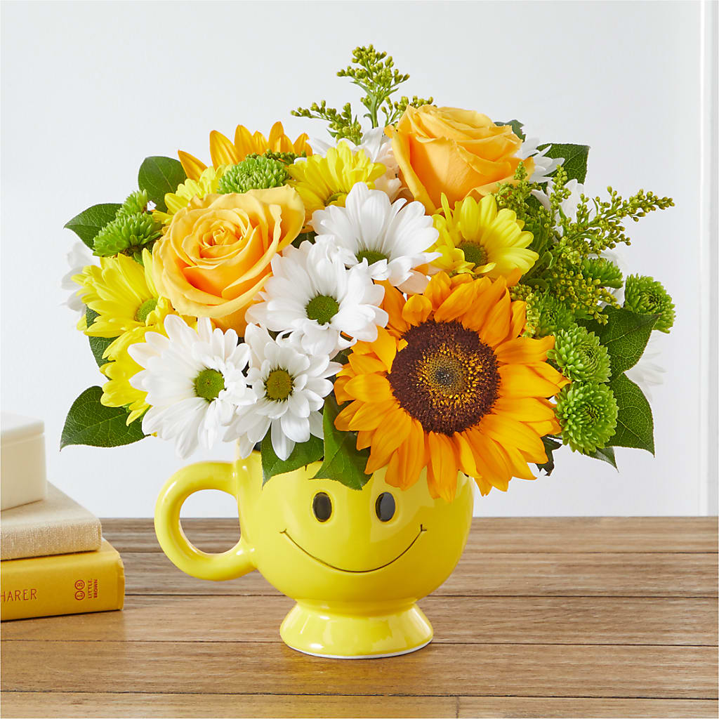 Be Happy Bouquet –  Upscale Flowers, Clayton NJ