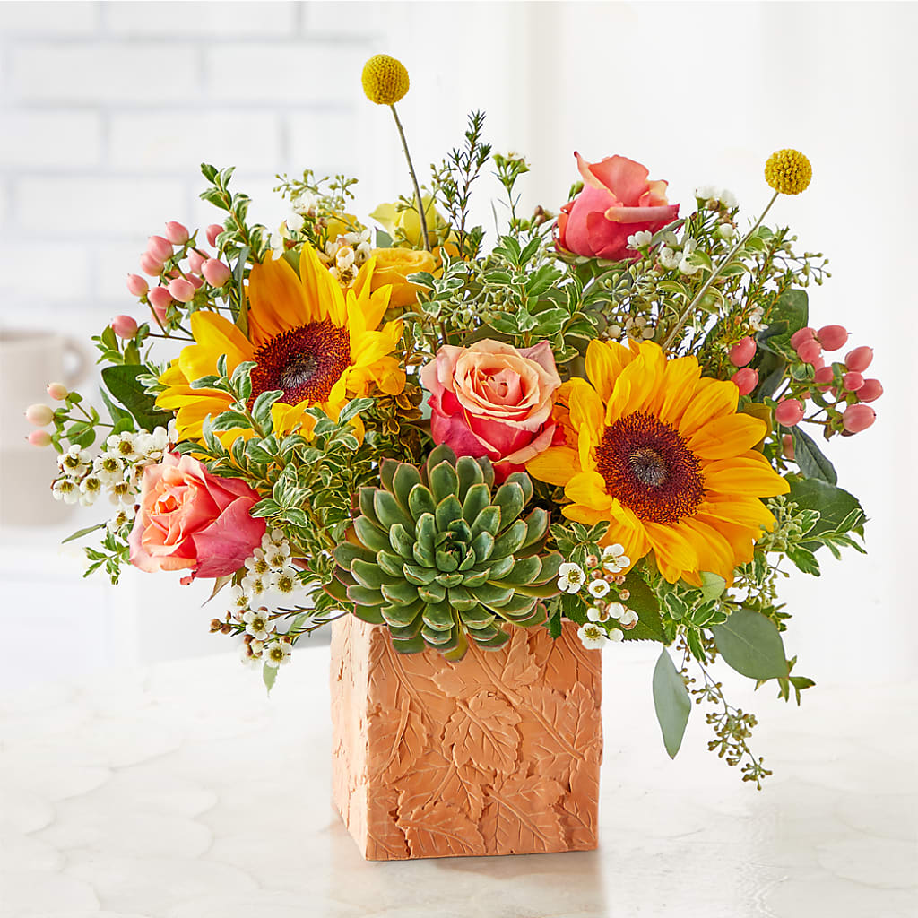 Sunflower Season Bouquet –  Upscale Flowers, Clayton NJ