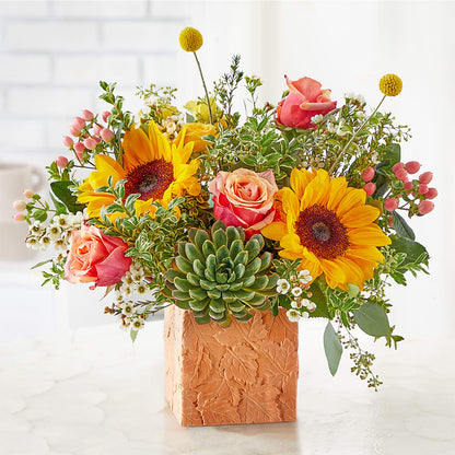 Sunflower Season Bouquet –  Upscale Flowers, Clayton NJ