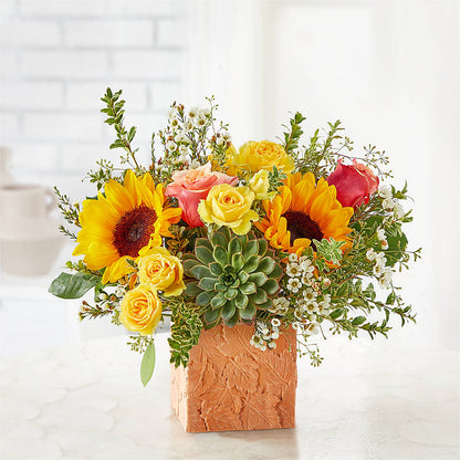 Sunflower Season Bouquet –  Upscale Flowers, Clayton NJ