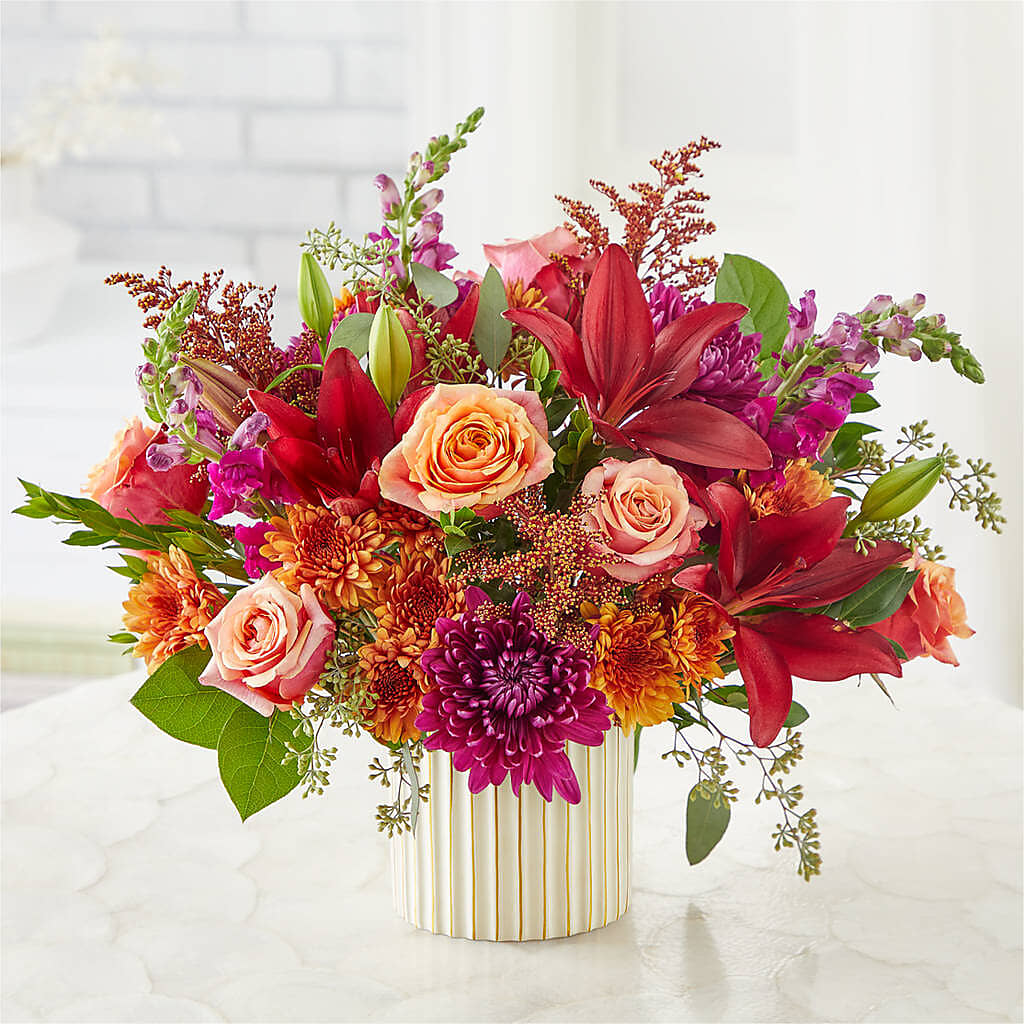 Burgundy Landscape Bouquet –  Upscale Flowers, Clayton NJ