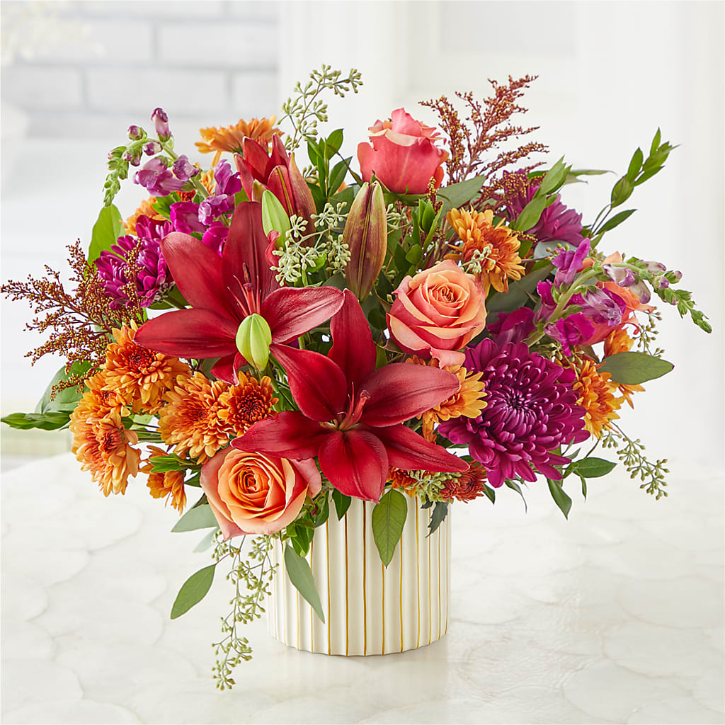 Burgundy Landscape Bouquet –  Upscale Flowers, Clayton NJ
