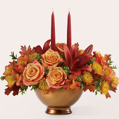 Harvest Table Centerpiece –  Upscale Flowers, Clayton NJ