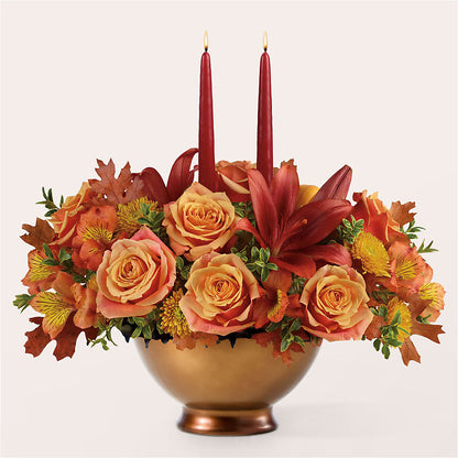 Harvest Table Centerpiece –  Upscale Flowers, Clayton NJ