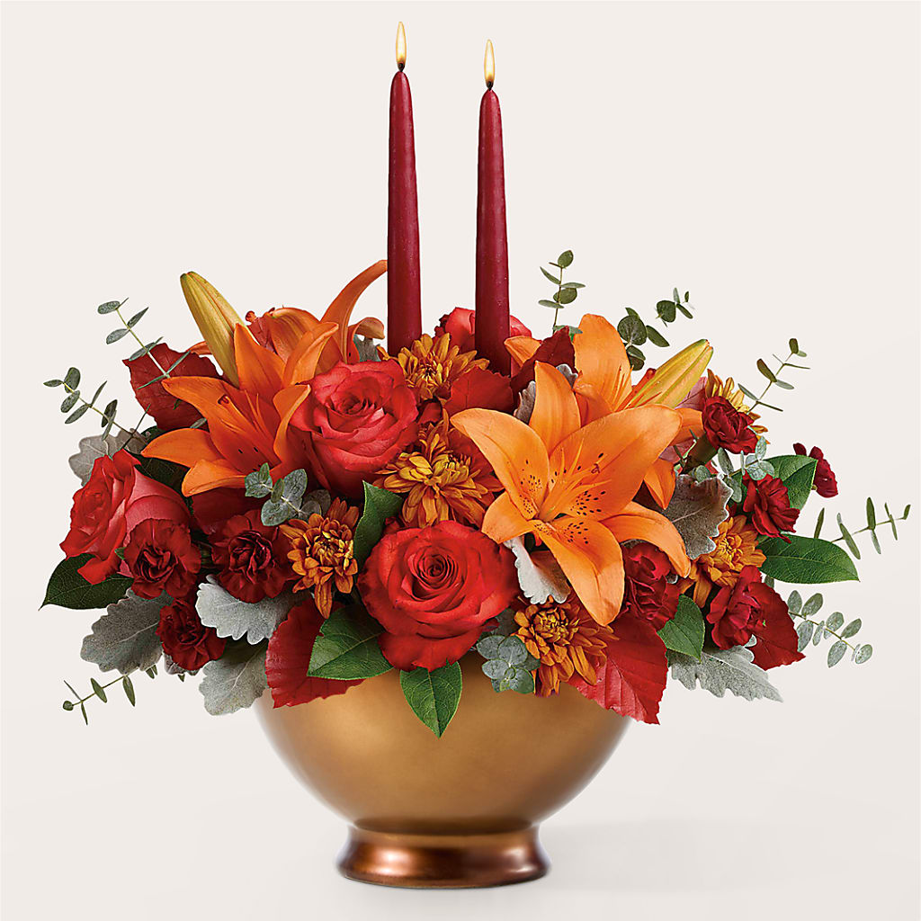 Fruits of Fall Centerpiece –  Upscale Flowers, Clayton NJ