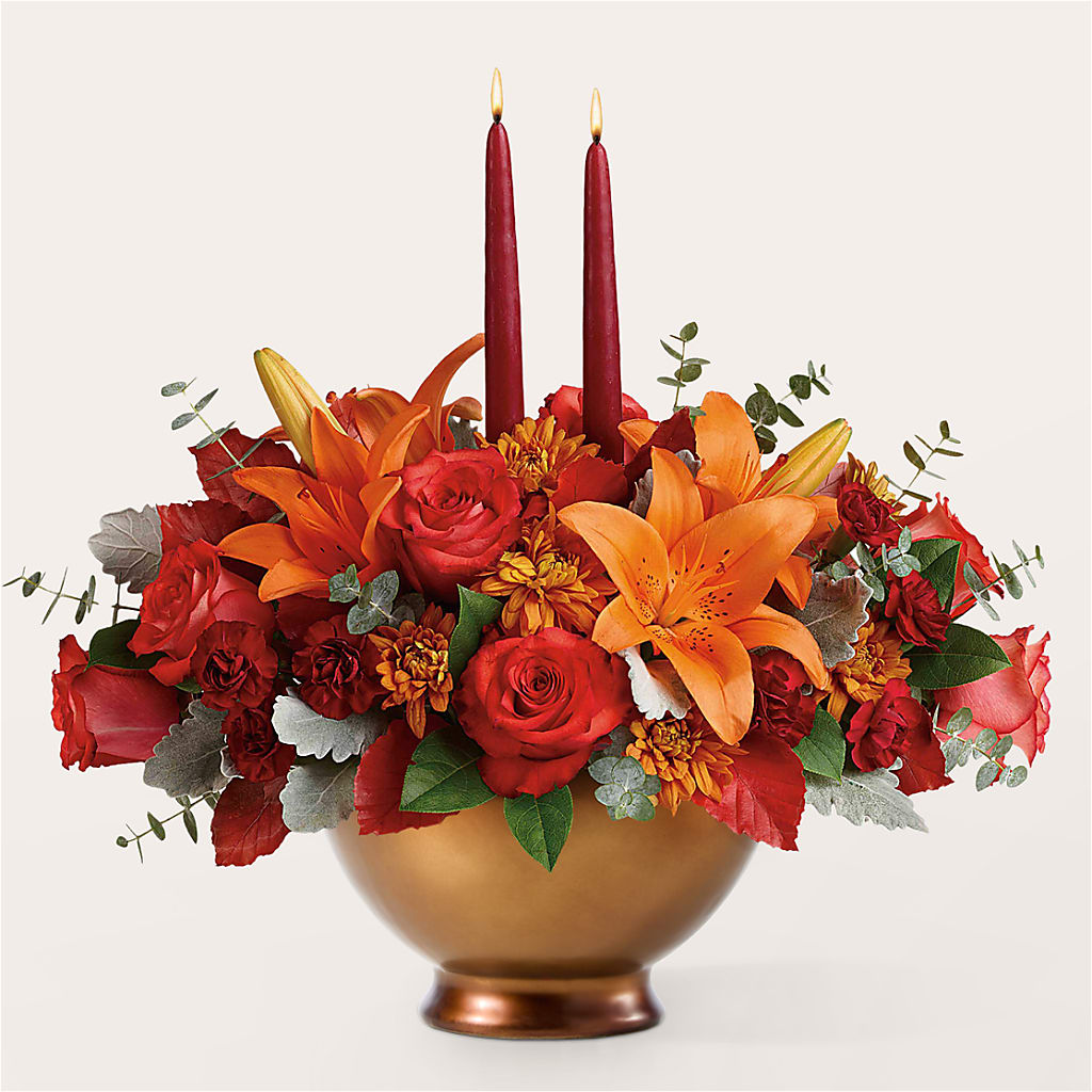 Fruits of Fall Centerpiece –  Upscale Flowers, Clayton NJ