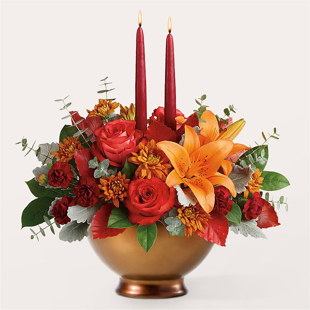 Fruits of Fall Centerpiece –  Upscale Flowers, Clayton NJ