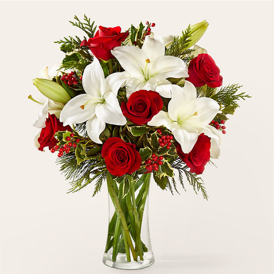 Sparkling Snowflakes Bouquet –  Upscale Flowers, Clayton NJ