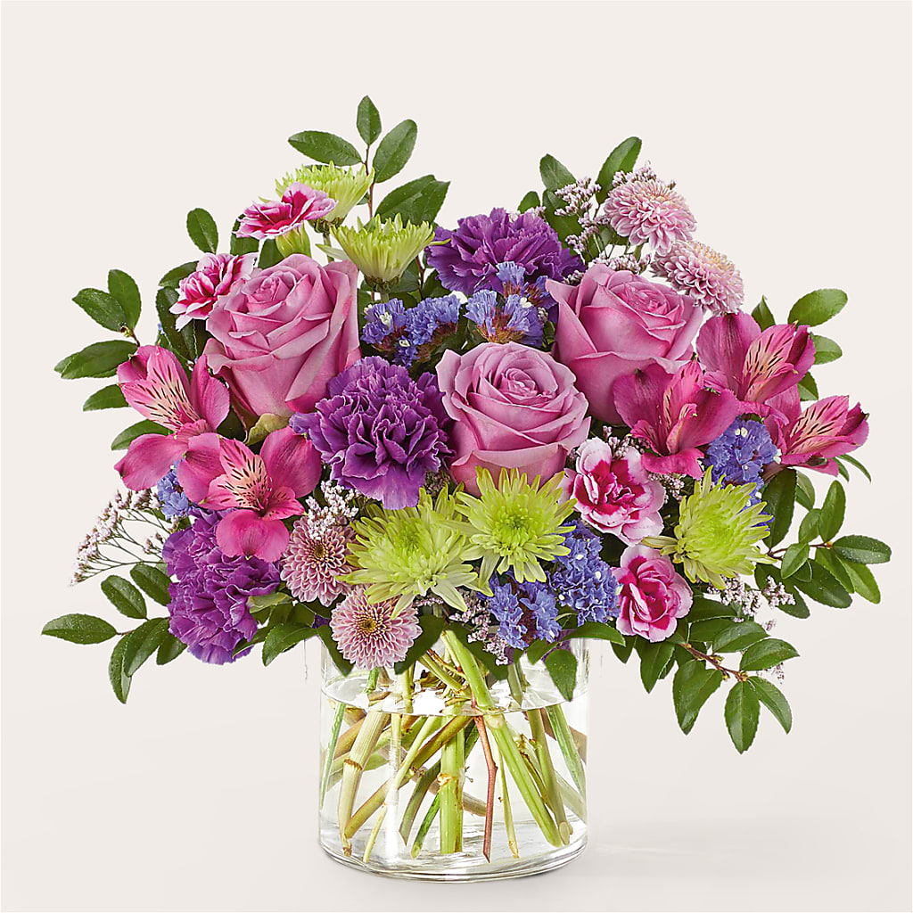Glass Half Full Bouquet –  Upscale Flowers, Clayton NJ