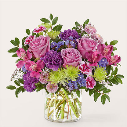 Glass Half Full Bouquet –  Upscale Flowers, Clayton NJ