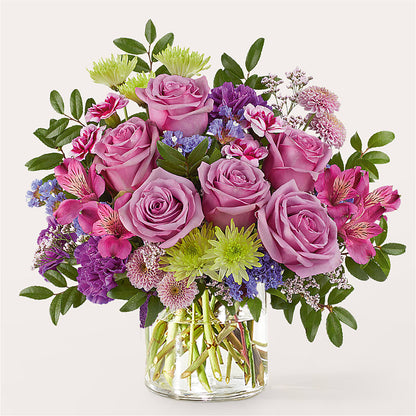 Glass Half Full Bouquet –  Upscale Flowers, Clayton NJ