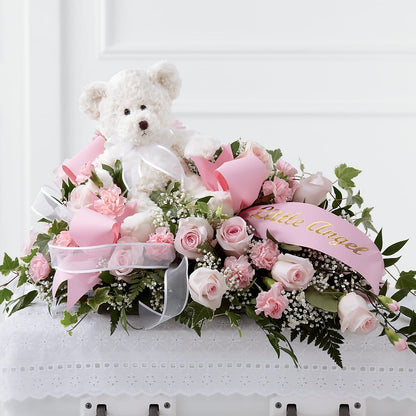 Touch of Sympathy Casket Spray –  Upscale Flowers, Clayton NJ