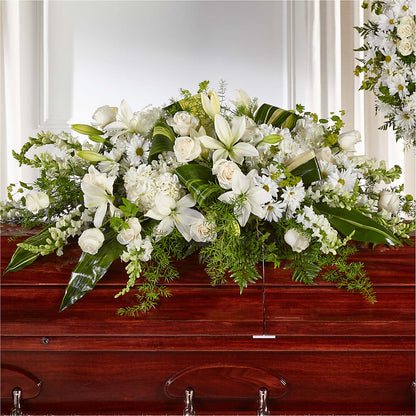 Abundance Casket Spray –  Upscale Flowers, Clayton NJ