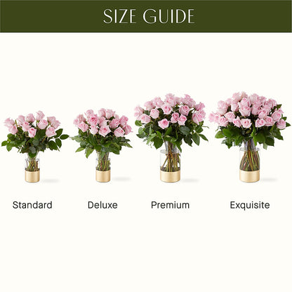 Picture Perfect Pink Rose Bouquet –  Upscale Flowers, Clayton NJ