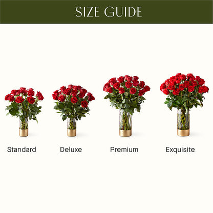 Classic Love Red Rose Bouquet –  Upscale Flowers, Clayton NJ