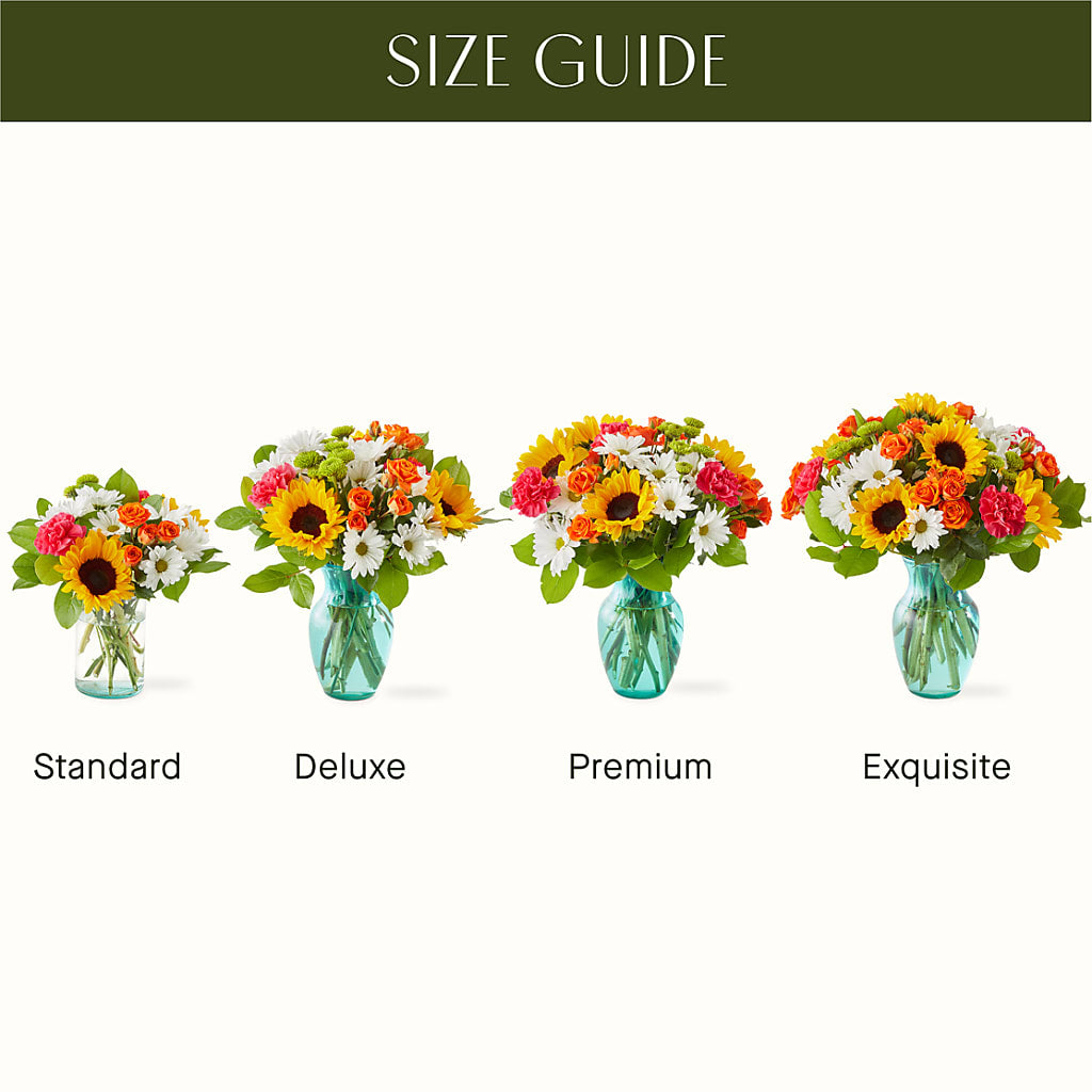 Sun-drenched Blooms Bouquet –  Upscale Flowers, Clayton NJ