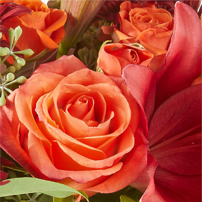 Crimson Leaves Bouquet –  Upscale Flowers, Clayton NJ