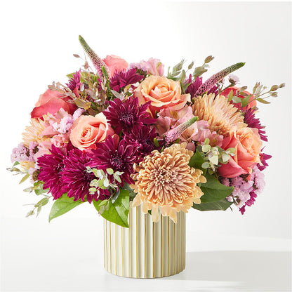Berry Cobbler Bouquet with Ivory Vase –  Upscale Flowers, Clayton NJ