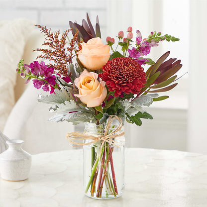 Moody Hues Bouquet –  Upscale Flowers, Clayton NJ